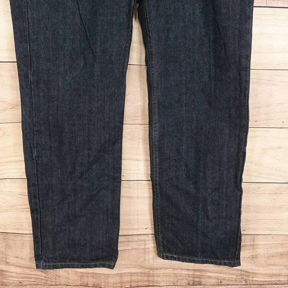 Levis 514 Jeans Mens 34x30 Blue Dark Wash Slim Straight Denim Pants